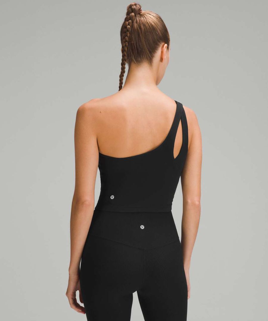 XL) Ribbed Nulu Asymmetrical Yoga Tank Top – Wrinkled Boutique